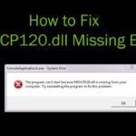 msvcr120.dll missing error
