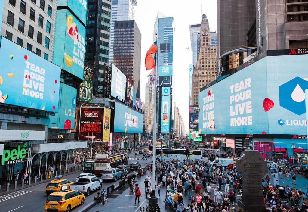 Octobank Makes Its Mark on Times Square in New York